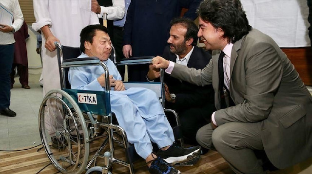 Turkish Cooperation and Coordination Agency donated medical equipment including wheelchairs to medical center in Islamabad