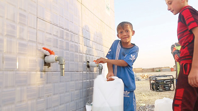 Irak halkının temiz içme suyuna ulaşması ve sudan kaynaklanan hastalıkların önlenmesi amaçlanıyor.