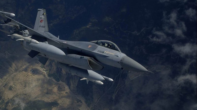 Terör örgütü PKK hedeflerine hava operasyonu düzenlendi. 