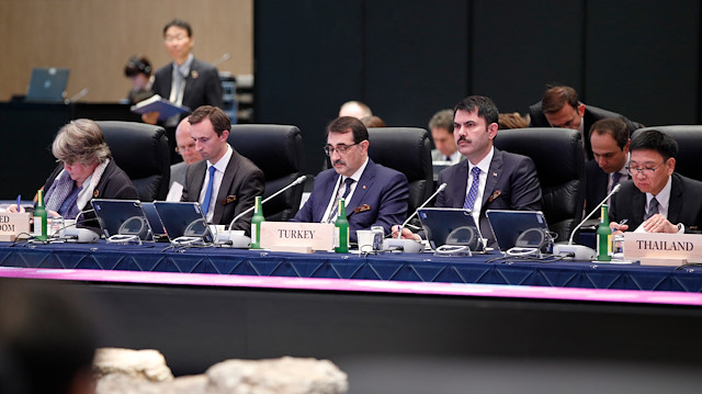 Çevre ve Şehircilik Bakanı Murat Kurum, G20 Çevre ve Enerji Bakanları Toplantısı'nda konuştu.