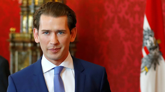 Former Austrian Chancellor and leader of the Peoples Party (OeVP) Sebastian Kurz 