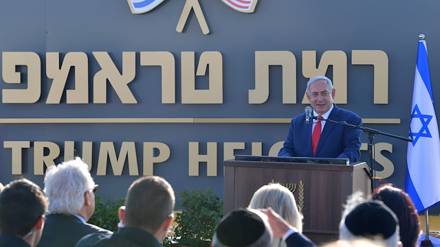 Trump, 25 Mart'ta "Golan Tepeleri üzerinde İsrail'in egemenliğini ABD'nin resmen tanıdığını" ilan etmişti. 