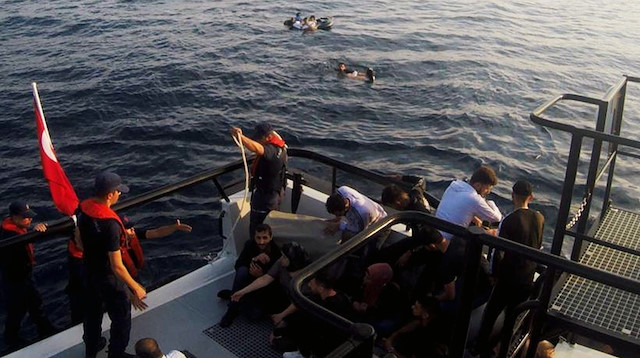 Batan teknede bulunan 31 kişi kurtarıldı. 