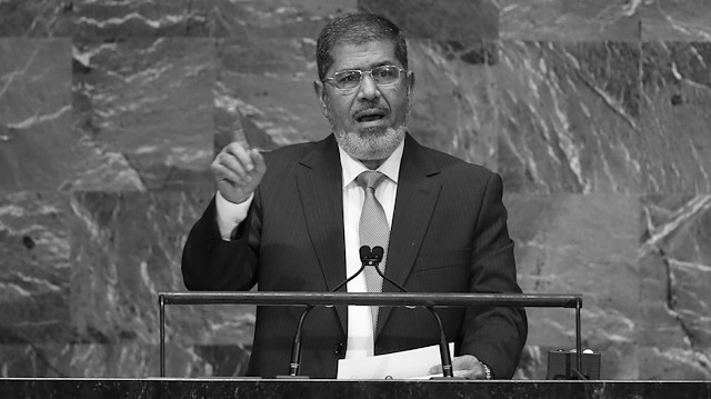 Mısır'ın demokratik yöntemlerle seçilmiş ilk Cumhurbaşkanı Muhammed Mursi.
