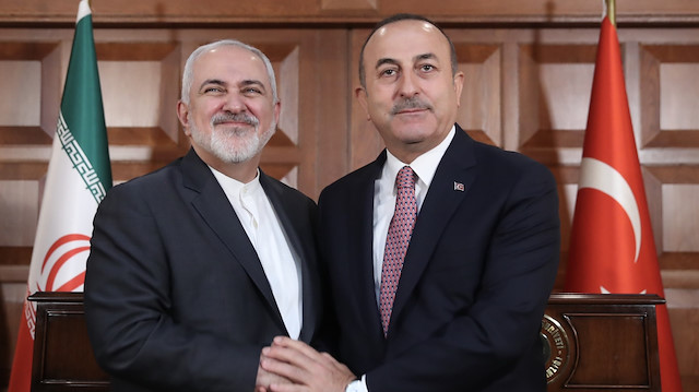 ​Dışişleri Bakanı Mevlüt Çavuşoğlu İran Dışişleri Bakanı Cevad Zarif