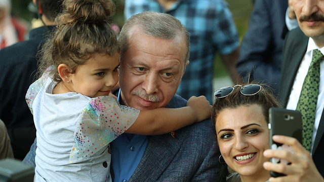 Cumhurbaşkanı Erdoğan Nakkaştepe Millet Bahçesini gezdi