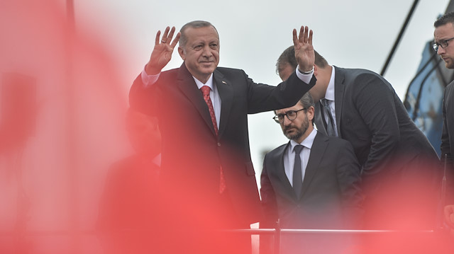  Cumhurbaşkanı Erdoğan, Sancaktepe'de toplu açılış yaptı.