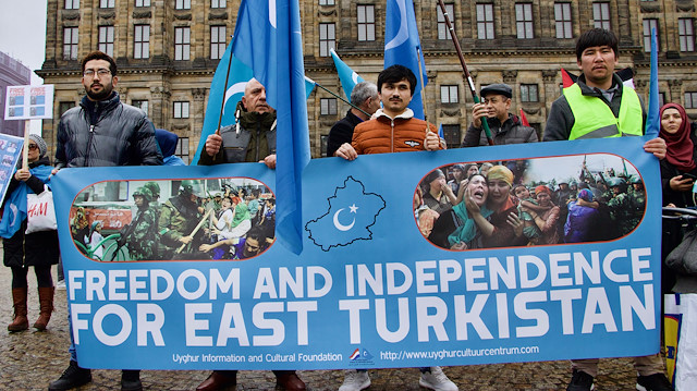 Protests held in Amsterdam against China's Uyghur policy  
