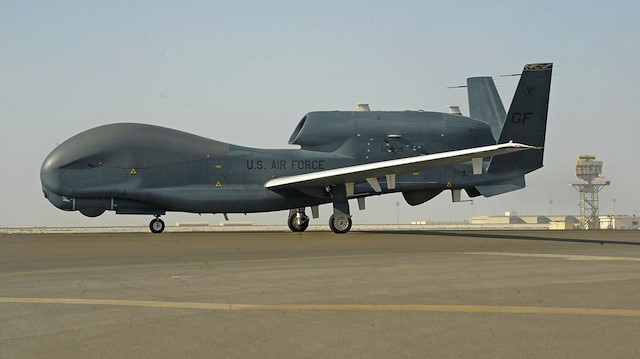ABD Hava Kuvvetleri'ne ait Global Hawk tipi İHA
