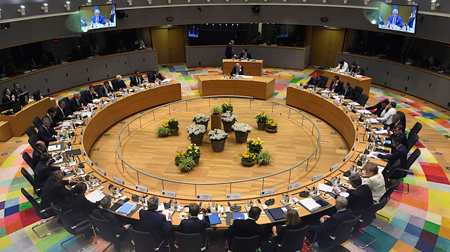 File photo: European Union leaders attend a EU summit in Brussels, Belgium, June 20, 2019