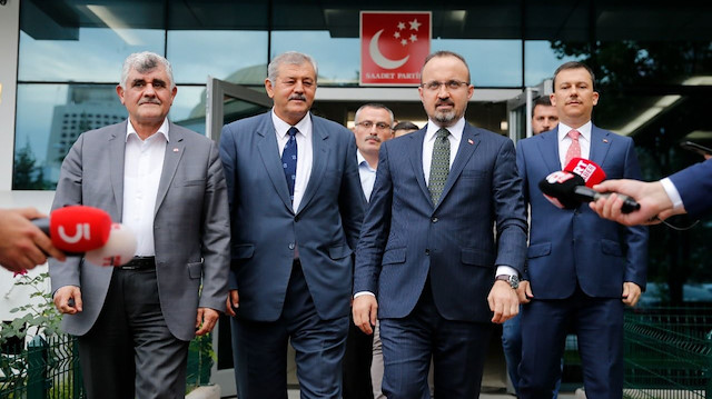 AK Parti ve Saadet Partisi temsilcileri Ankara'da bir araya geldi. 
