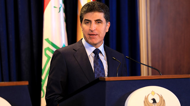 Irak Kürt Bölgesel Yönetimi (IKBY) Başkanı Neçirvan Barzani.