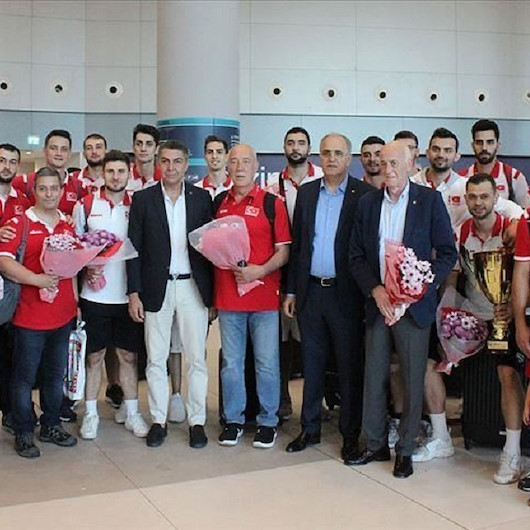 Turkey welcomes volleyball team over European success