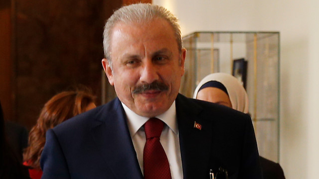 Mustafa Sentop meeting in Ankara