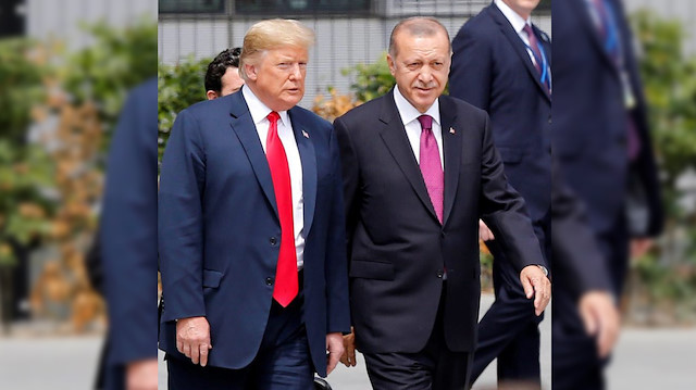 Recep Tayyip Erdoğan(Sağda) ve Donald Trump