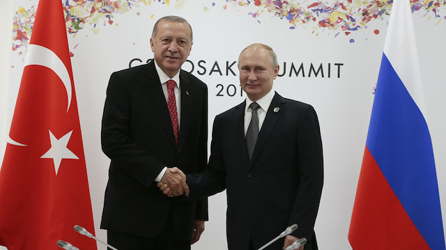 Recep Tayyip Erdoğan ve Vladimir Putin 