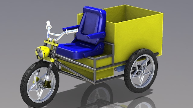OSTİM Teknik Üniversitesi, 2 ve 3 tekerlekli modellerden oluşan elektrikli kargo taşıma aracı tasarımı