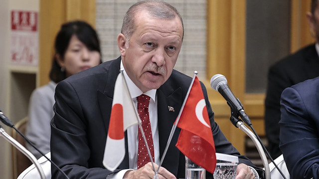الرئيس أردوغان يدعو رجال الأعمال اليابانيين للاستثمار في تركيا