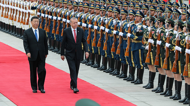 Cumhurbaşkanı Recep Tayyip Erdoğan, Çin Devlet Başkanı Şi Cinping.