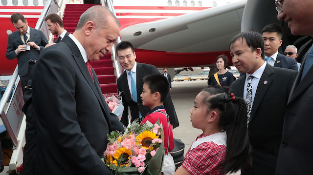 Cumhurbaşkanı Erdoğan Pekin’de.
