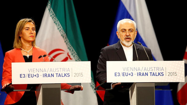 AB Dış Politika ve Güvenlik Yüksel Temsilcisi Mogherini ve İran Dışişleri Bakanı Zarif (ARŞİV)