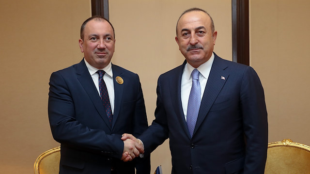 Bosnia's Foreign Minister Igor Crnadak & Turkish Foreign Minister Mevlüt Çavuşoğlu