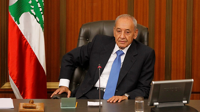 Lebanese Parliament Speaker Nabih Berri 