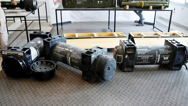 ABD yapımı Javelin anti-tank füze sistemi