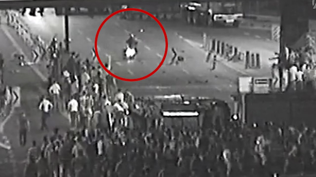 15 Temmuz gecesine ait yeni görüntüler: Motosikletiyle şehadete böyle gitti