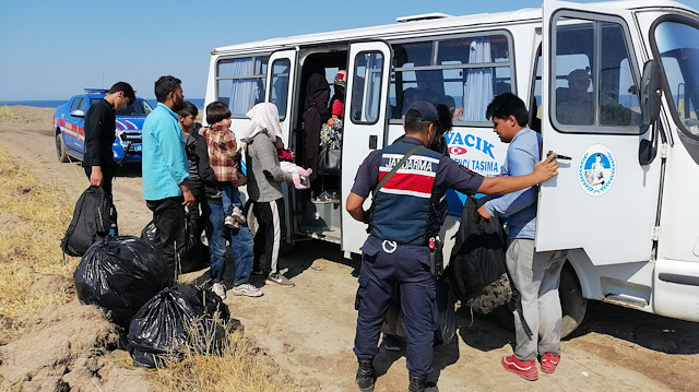 ضبط 73 مهاجرًا غير نظامي شمال غربي تركيا