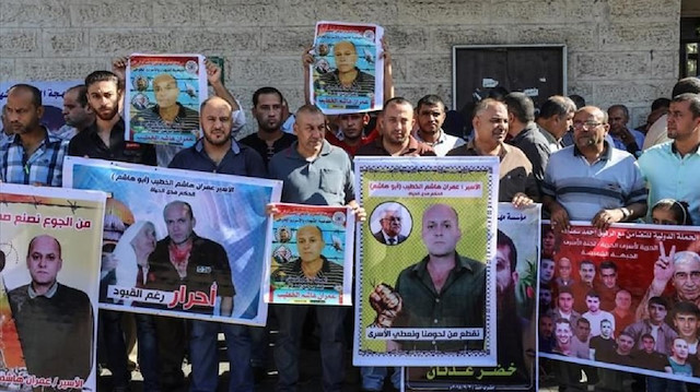 وقفة بغزة دعما للمعتقلين داخل السجون الإسرائيلية