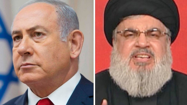 Israeli Prime Minister Benjamin Netanyahu, Hezbollah leader Hassan Nasrallah