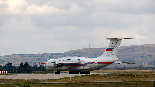 S-400 füze sistemini taşıyan 9. uçak da Ankara'da
