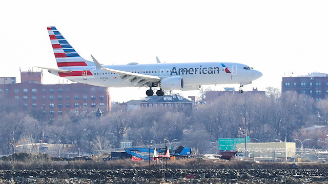 An American Airlines Boeing 737 Max 8