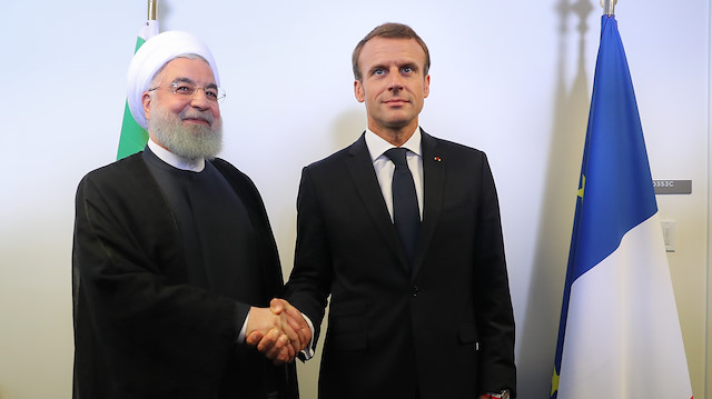 ​İran Cumhurbaşkanı Hasan Ruhani, Fransa Cumhurbaşkanı Macron