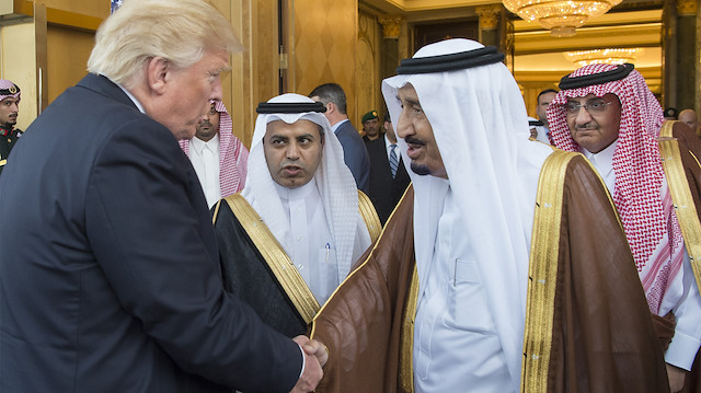 ABD Başkanı Donald Trump ve Suudi Kral Selman bin Abdulaziz