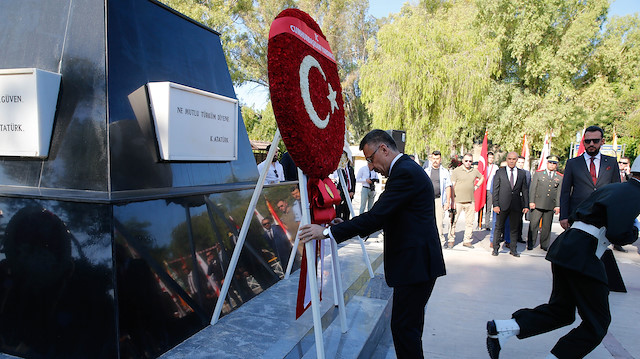 Turkey’s vice president marked the 45th anniversary of the country’s peace operation on the island of Cyprus on Saturday