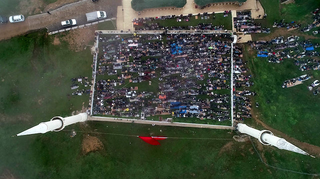 Turkey's open-air mosque in Black Sea