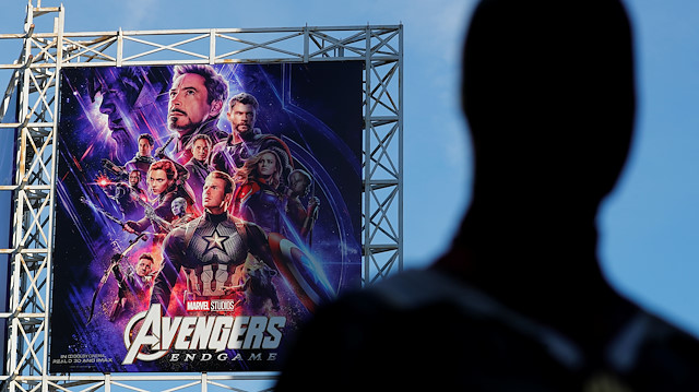 An Avengers fan in costume arrives at the TCL Chinese Theatre in Hollywood to attend the opening screening of "Avengers: Endgame" in Los Angeles, California, U.S., April 25, 2019. REUTERS/Mike Blake