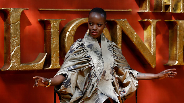 FILE PHOTO: Actor Florence Kasumba attends the European premiere of "The Lion King" in London, Britain July 14, 2019. REUTERS/Henry Nicholls/File Photo

