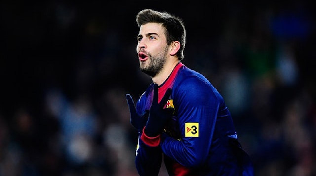 Barcelona defender Gerard Pique 