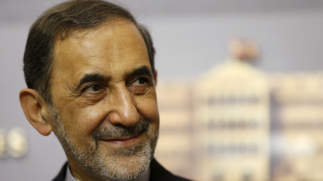 FILE PHOTO: Ali Akbar Velayati, Iran's Supreme Leader Ayatollah Ali Khamenei's top adviser on international affairs, smiles as he listens to questions from the media during a news conference after meeting with Lebanon's Prime Minister Tammam Salam at the government palace in Beirut May 18, 2015. REUTERS/Mohamed Azakir/File Photo

