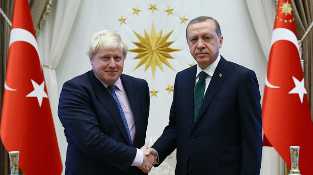 File photo: Recep Tayyip Erdoğan - Boris Johnson  