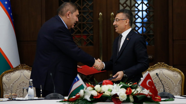 Cumhurbaşkanı Yardımcısı Fuat Oktay ve Özbekistan Başbakan Yardımcısı Elyor Ganiyev'in başkanlığında Türkiye-Özbekistan Karma Ekonomik Komisyon Toplantısı düzenlendi.