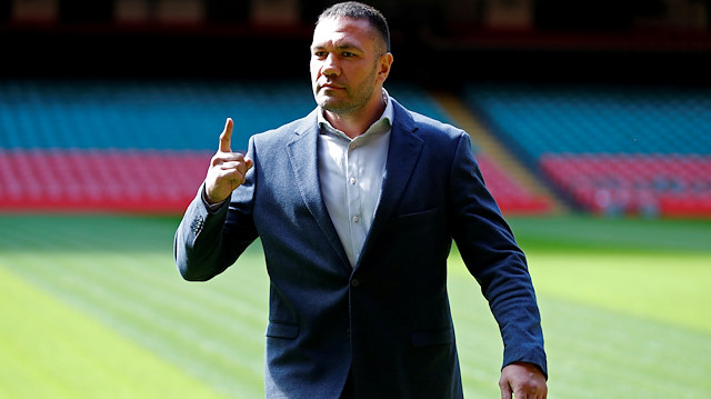 FILE PHOTO: Boxing - Anthony Joshua and Kubrat Pulev Press Conference - Cardiff, Britain - September 11, 2017 Kubrat Pulev after the press conference Action Images via Reuters/Andrew Couldridge/File Photo

