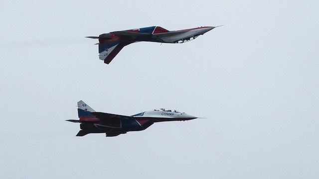 Hava sahasını ihlal eden Rusya'ya ait askeri uçak.