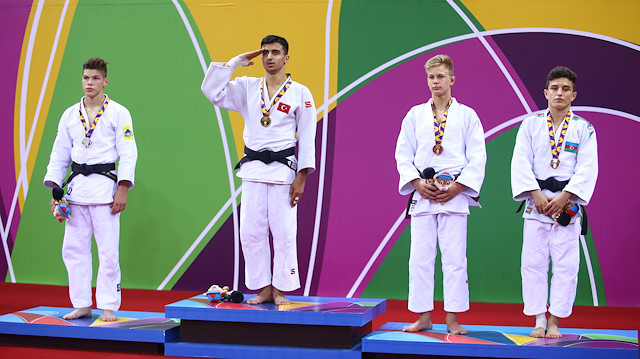 Berat Bahadir of Turkey won gold medal in Baku