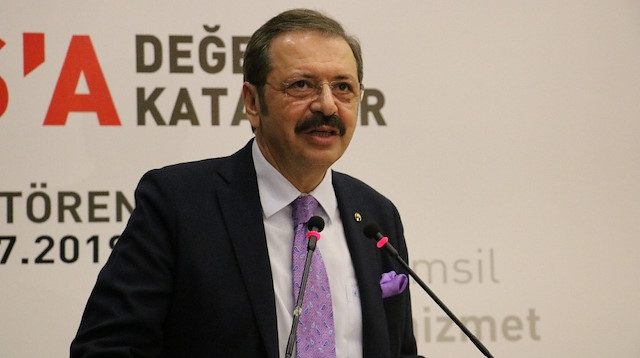 TOBB Başkanı Rifat Hisarcıklıoğlu açıklamada bulundu. 