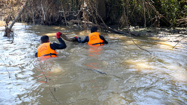 Düzce'de su altı ekipleri titizlikle çalışıyor