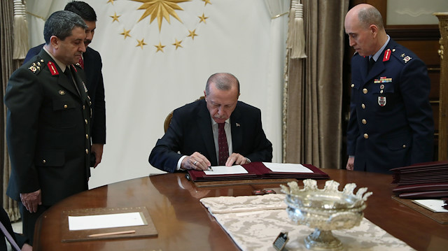 Cumhurbaşkanı Erdoğan kararlarını imzaladı.